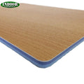 Customized Modern Design Indoor Basketball Court PVC Vinyl Sports Flooring Wood-Looking Surface Glue Installation for Gym School