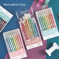 Morandi Large-capacity Office School Colored Gel Pens Student Kids Multi Colored Juice Marker Pens Stationery Supplies9 Pcs/set
