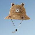 Fashion Kids Animal Hat Anti Sun UV Protect Children Summer Bucket Hat