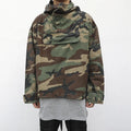 OEM Private Label Men Custom Stock Dropshipping Camo Jacket With Hood