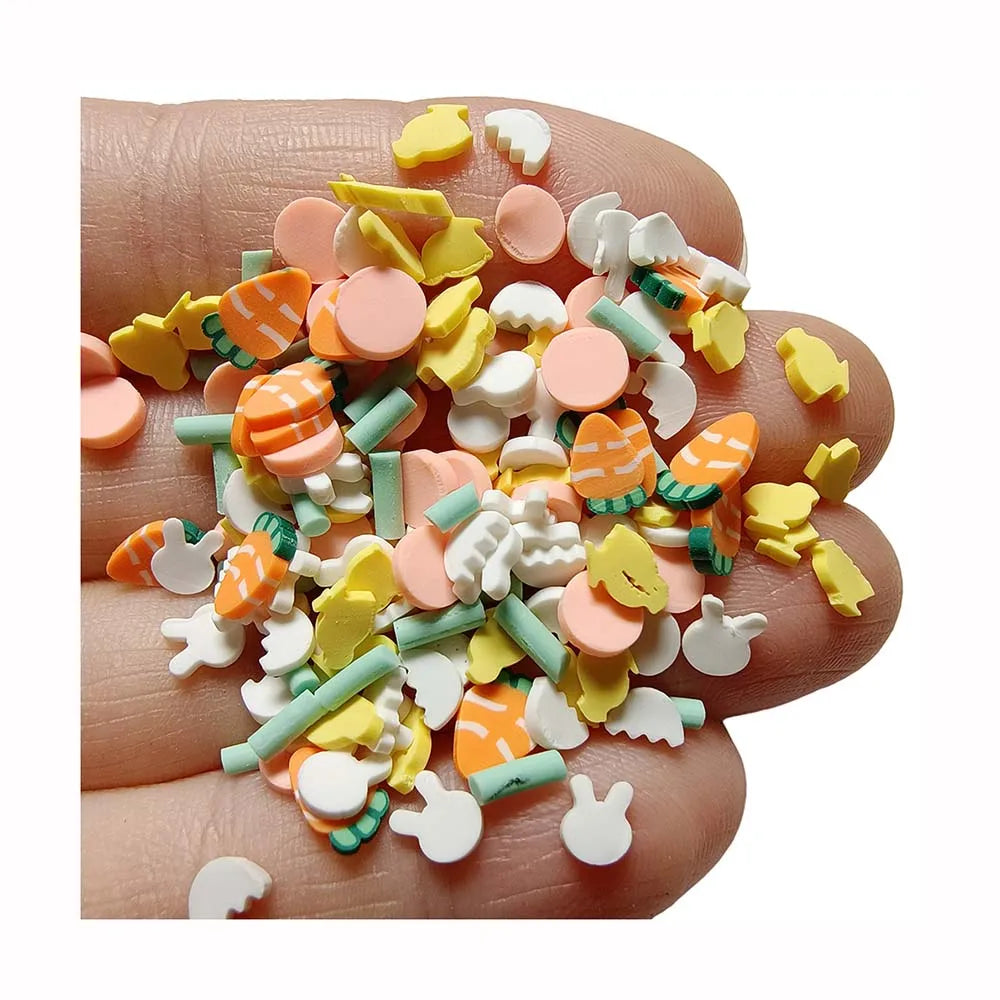 Wholesale Mini Polymer Clay Beads Assorted Styles Kawaii Soft Charms DIY Slime Beads DIY Toys Kids