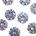 Hisenlee Luxury 5mm Cubic Zirconia Metal Single Claw Nail Art Jewelry Rhinestones 50pcs/bag Manicure Diamond Charms Wholesale