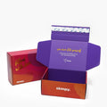 Adhesive Strip Shipping Mailer Box Custom Corrugated Paper Self Sealing Skincare Mailing Box
