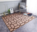 Geometric Pattern Soft Polyester Area Pvc Manufacturing Carpets Rugs Living Room