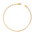 Fashion Luxury Niche Design Simple Fashion Stainless Steel Fishbeak Chain 18K Gold Plated Women Bracelet