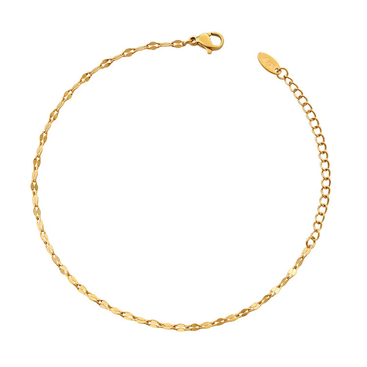 Fashion Luxury Niche Design Simple Fashion Stainless Steel Fishbeak Chain 18K Gold Plated Women Bracelet