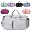 Promotional New Design Waterproof Foldable Ladies Travel Bags Gifts Silk Unisex Customized Tote Travelling Bag MegaBDM
