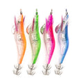 Outdoor Fishing LED Electronic Luminous Shrimp Squid 10cm Night Fishing Squid Jigs Lure Bass Bait Fish Tackle Tool Accessory