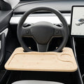 Newest Design Portable Bamboo Car Tray Table Steering Wheel Tray Table Steering Wheel Car Desk