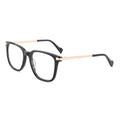 YC Black Computer and Gaming Smart Phone Metal Alloy Anti Blue Light Block Glare Blocking Ray Acetate Glasses