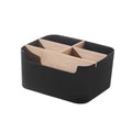 Bamboo Electric Toothbrush Dispenser and Storage Bathroom Countertop Box Organizer