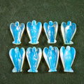Huiying Opalite Angel 1.5 Inch Vivid Carved Natural Healing Crystal Angel for Home Decor Crafts