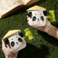380ml Ceramic Panda Mug Cute Expressions Perfect Home Use Souvenir Cup Coffee Tea Travel-Friendly Built-in Spoon Logo
