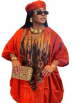 Summer African Clothes Plus Size Women Dress 2024 Traditional Nigeria Print Caftan Abaya Muslim Robe Long African Dress