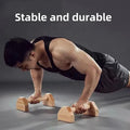 Personalised Wooden Paralle Bars Home Workout Single Double Handles Yoga Fitness Exercise Stretch Stand Push up bar Wooden