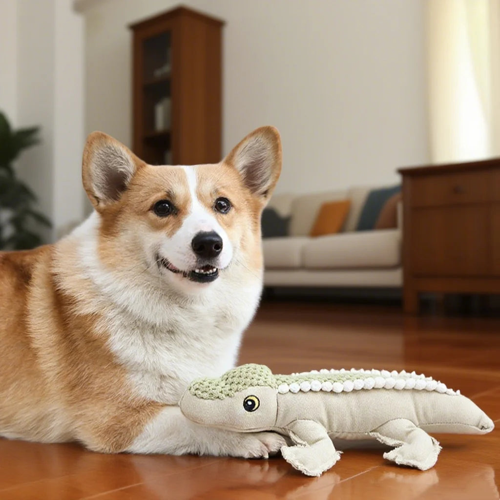 Juicepet New-design Wholesale Dog Plush Toys Teeth Grinding and Cleaning Pet Squeaky Toy with pp Cotton Fun Pet Dog Chew Toy