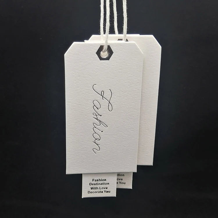 Eco Friendly Swing  Hangtags  Tags and Labels Pricetag Custom Logo   Clothing Tag