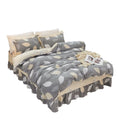 Bed Skirt Set Home Cotton Bed Cover Skirt