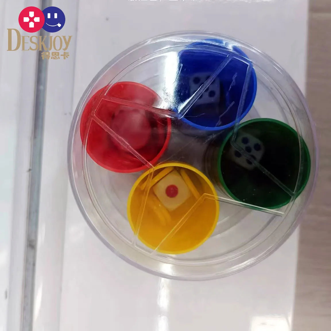 Acrylic Mini Shake Cup Dice Combination Chip Canister and Cone Discs DND Game Accessories Wholesale Dice Shaker
