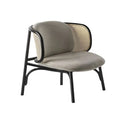 Nordic Modern Single Sofa Solid Wood Rattan Dining Chair for Home Cafe Office or Park Use for Living Room Home Bar Furniture
