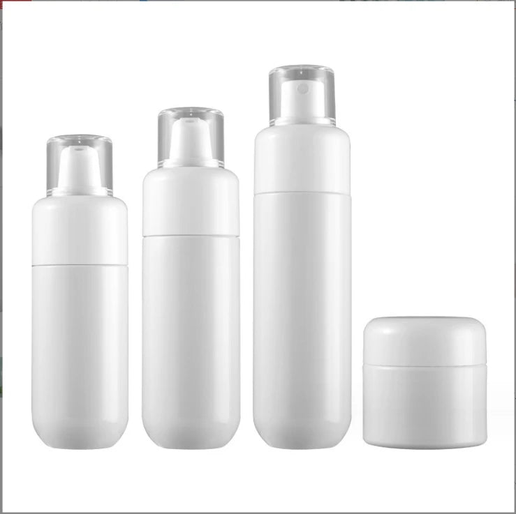 Circular Transparent 100ml/150ml Fine Fog Pure Dew Makeup Spray Bottle Press Type for Cosmetics Shampoo Blush Wigs