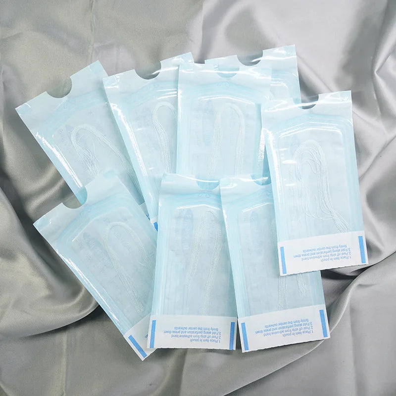 12pcs/bag Moisturizing Silk Soluble Protein Collagen Thread Protein Threads for Face Lifting Absorbable Collagen Lifting Threads