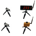 Single Running Training Red Green Display LED Wireless Laser Timer Infrared Induction Athletes Track Timing System Race Clock