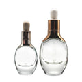 Hot Selling Empty 15Ml 30Ml Essence Flat Bottle Glass Dropper Essential Oil Bottle