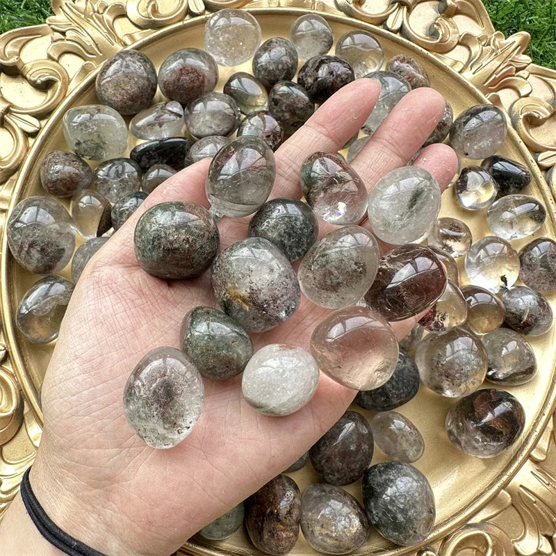 Crystal Tumble Big Chips Healing Quartz Polished Garden Quartz Tumble for Sale