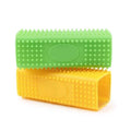 Rectangle Pet Hair Remover Silicone Cat Dog Grooming Brush Reusable Lint Roller for Furniture and Clothing