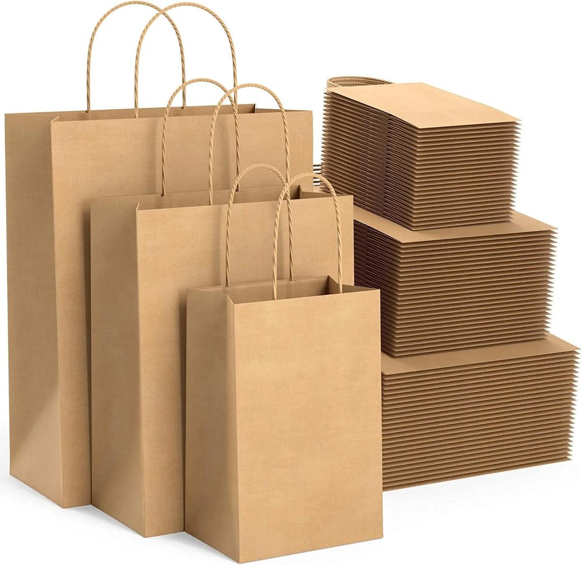 SZCX Customized Wholesale Packaging Bags Custom Printed Shopping Paper Bags With Your Own Logo Kraft Paper Package Gifts Bag