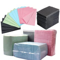125pcs Disposable Tattoo Clean Pad Tattoo Table Covers Patient Dental Napkins Tattoo Accessories Bibs Black