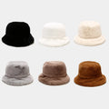 High Quality Wholesale Custom Winter Warm Bucket Hat Polyester Bucket Hat With Strings Outdoor Fisherman Hat