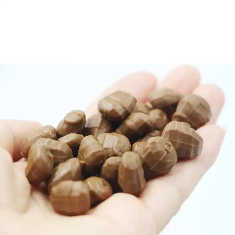 Selco Promotion Carp Fishing Bait Artifical Plastic tiger Nuts Brown Yellow Color tiger Nut