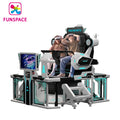 Funspace Guangzhou Factory Wholesale VR Equipment 360 Chair Roller Coaster Shooting Game Vr Game Machine