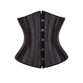Women's Gothic Satin Corset Shapewear Custom Logo 26 Steel Bone Old Slim Body Shaper Breathable Waist Trainer Colombianas Corset