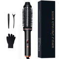Thermal Dual Voltage Ionic Hair Heated Round 3-in-1 Hair Multi-Styler Hair Curling Heating Comb Straightener Hot Curl Wand Brush