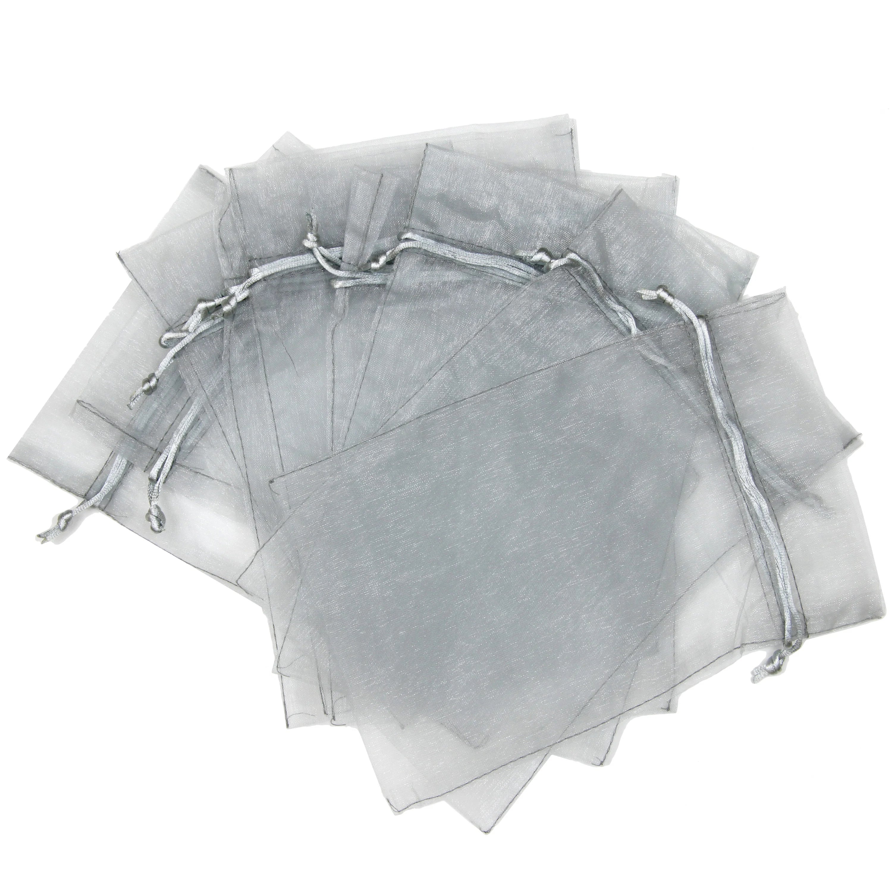 New Reusable Jewelry Gift Pouch Organza Drawstring Bags Cute Jewelry Packaging for Wedding Party Gift Bag