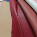 Factory Stock Soft Leather Fabric Suede Backing Leather Fabric Wind Proof Vegan Leather Fabric for Jacket Stretch Leather