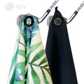 Custom Printed Pineapple Check Waffle Golf Towel Magnetic Microfiber Polyester Embroidered Sports Personalized Travel Camp