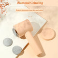 Battery Operated Electric Foot File Callus Remover with 3 Grinding Heads (Rough/Fine/Precise) 24W Power