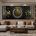 Arab Inspired Crystal Porcelain Art with Acrylic Wall Decorations Highlighting Islamic Calligraphy for Sophisticated Spaces