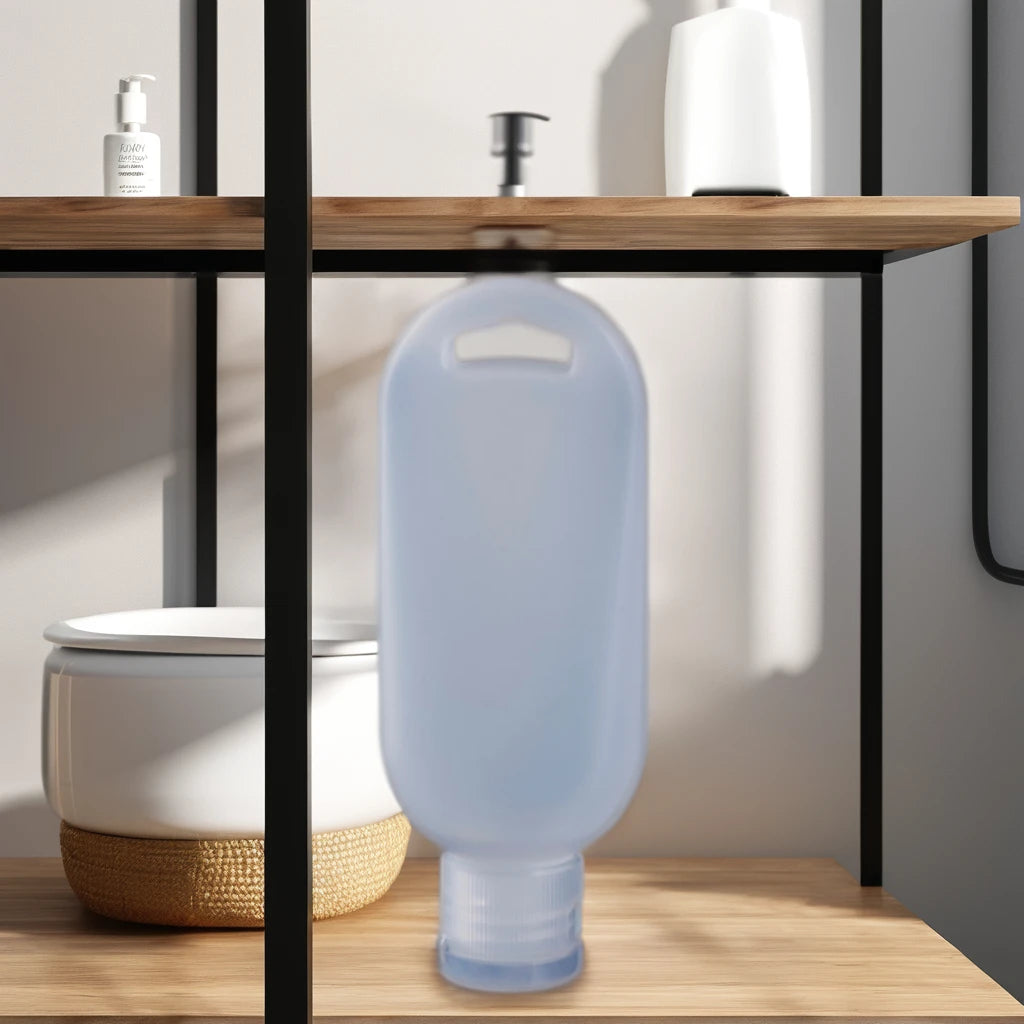 Wholesale HDPE 50ML Plastic Bottle with Pump Sprayer Hook for Skin Care Serum and Lotion