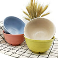 Unbreakable 30 OZ Large Eco-Friendly Cereal Bowl Microwave Safe Customized Wheat Straw Fiber Dinner Soup Ramen Bowl for Camping