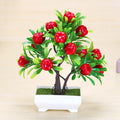 Wholesale Simulated Bonsai Living Room Decoration Home Decorations Creative Mini Tree Rich Fruit Orange Decoration