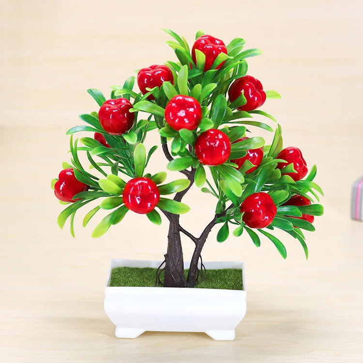 Wholesale Simulated Bonsai Living Room Decoration Home Decorations Creative Mini Tree Rich Fruit Orange Decoration