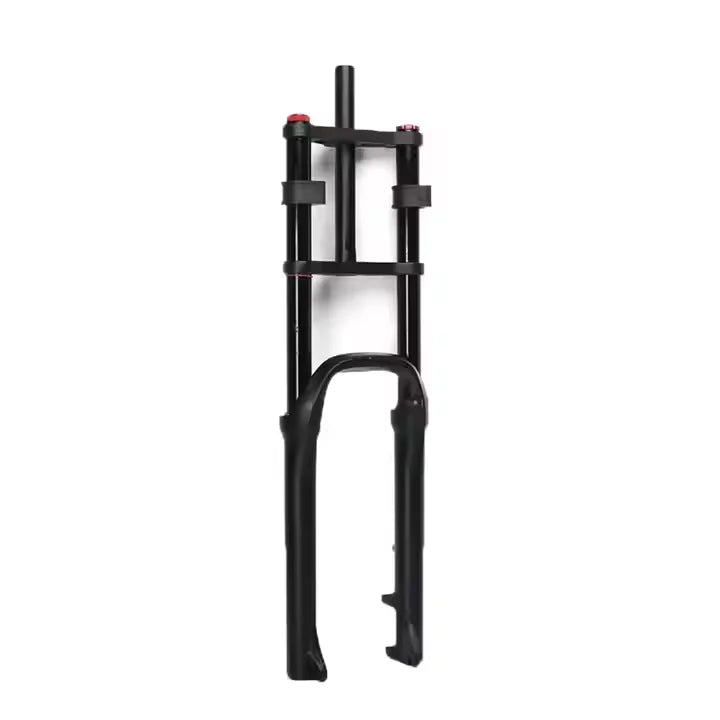 High Quality 135mm Aluminum Alloy Front Suspension Forks Electric Bicycle Mountain E Bike Front Fork Fat Tire E-bike