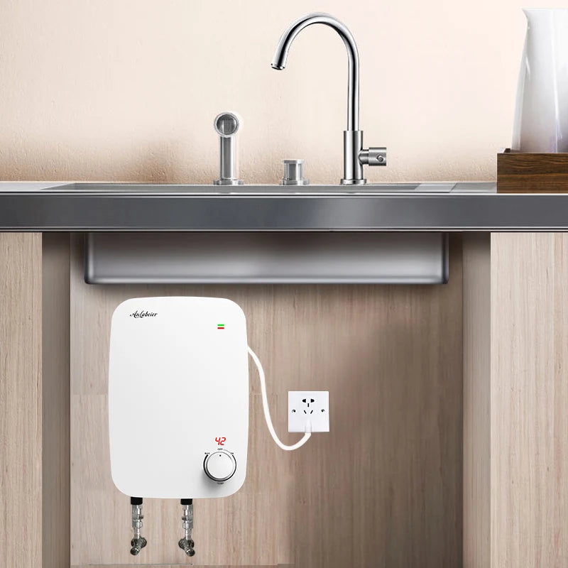 Bathroom and Kitchen Appliance 8000w Hot Instant Shower Electric Water Heater for Shower