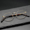 GMS118 Casual Retro New 2023 High-Quality Titanium Frame Big Blue-Ray Glasses for Men Frame Designer Frame