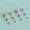 Wholesale 925 Sterling Sliver Irregular Spacer Beads for Jewelry Making Supplies